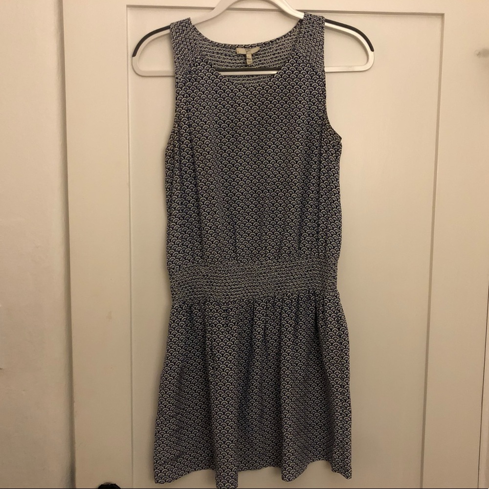 Joie silk riches drop waist dress